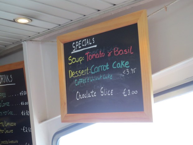 There's no famine on this ferry