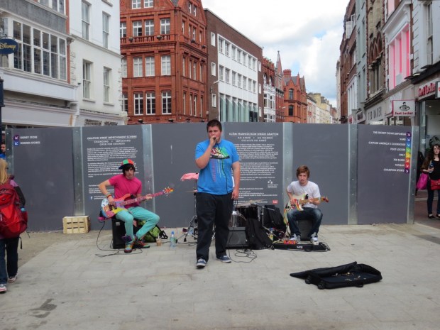 "We're gonna do a song by Public Enemy. Please like us on Facebook. Thanks."