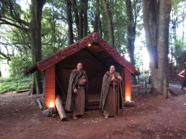 Each hut taught us something different - here's the "games"-hut