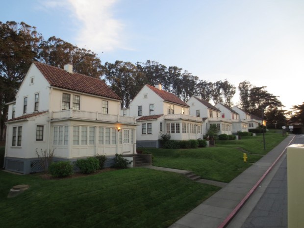 This is where the pilots used to live when the military base was fully operational