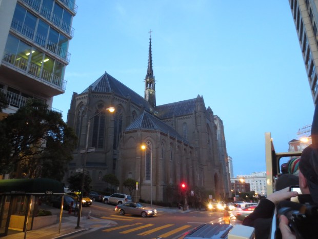 An old church I kinda wish I had the time to stop by and see from the inside. It was huge!