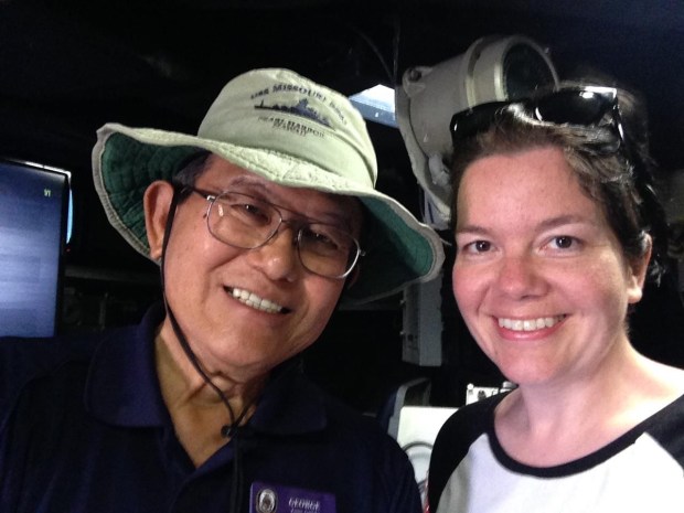 Me and George M. Arine (yeah, really)