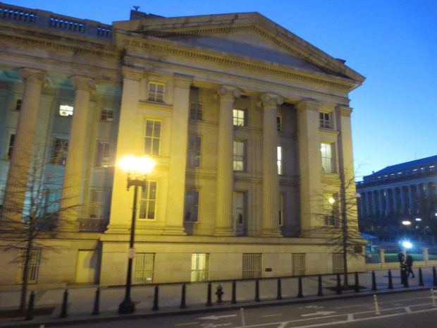 The US Treasury Building