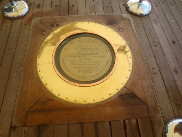 Commmorating where the signing took place