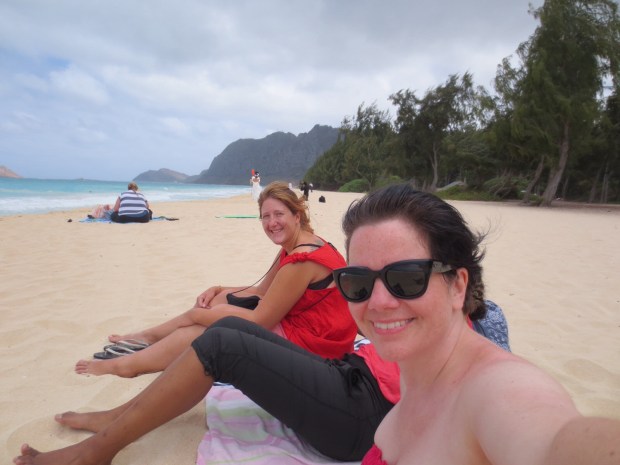 Windy, but comfortable