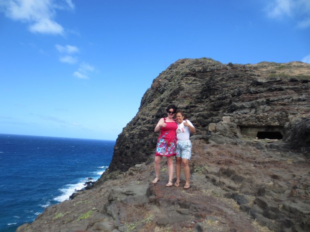 Me and Diane, she's from Colombia and her English vocabulary consists of three words. I loved her.