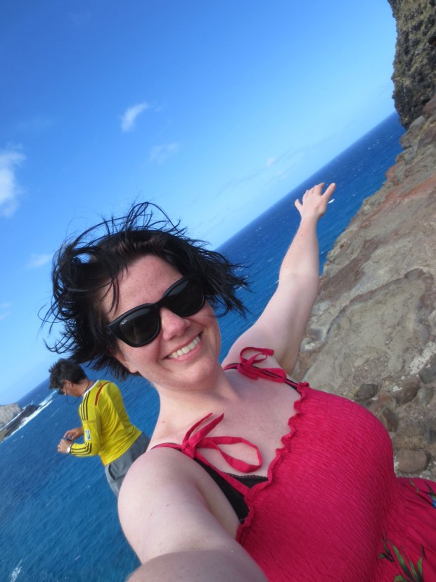 Windy and gorgeous (the views, guys, I'm not that narcissistic)