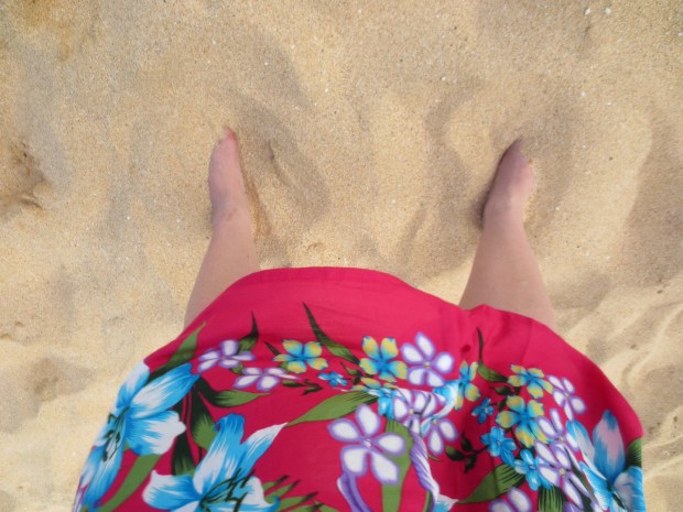 The sand was fantastic!