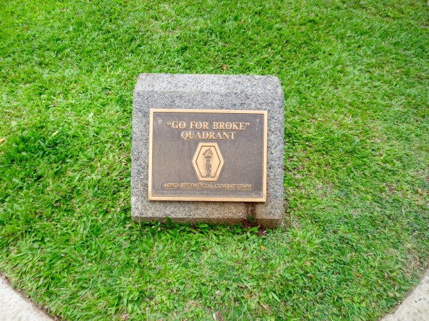 The motto of the 442nd Regimental Combat Team - consisting solely of soldiers of Japanese descent