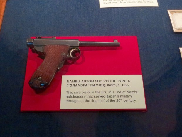 Guns, lots and lots of guns on display