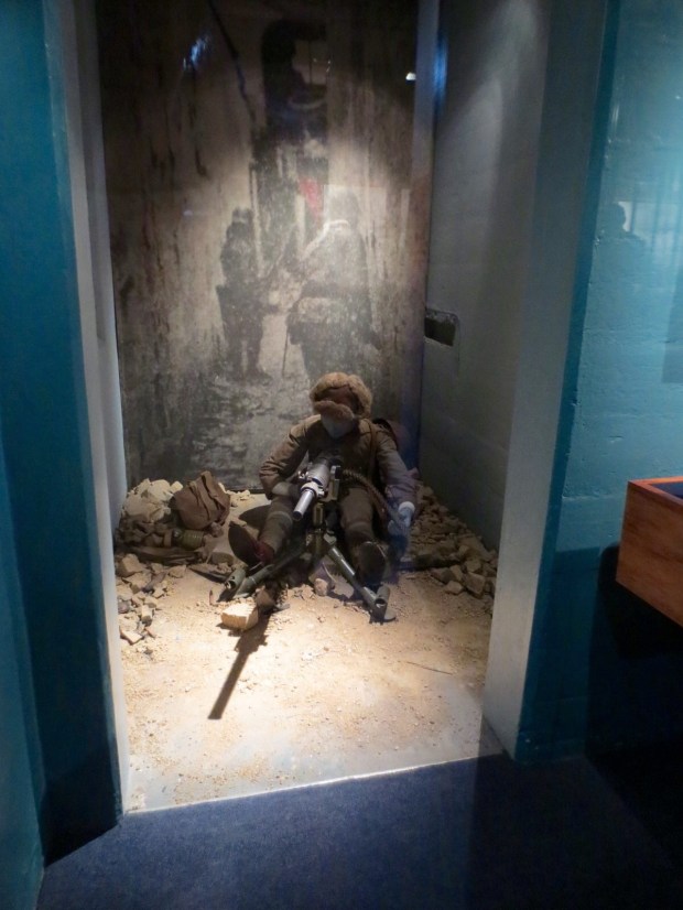 Dummy of Japanese soldier in the streets of Beijing