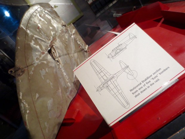 PIeces of wrecage too, planes and ships