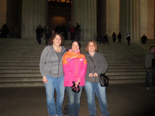 Standing in Dr. King's spot