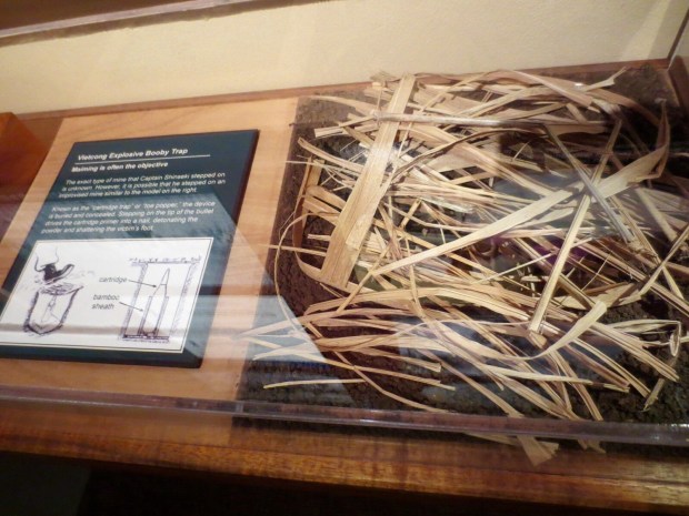 Hidden explosives that'll tear your foot clean off...