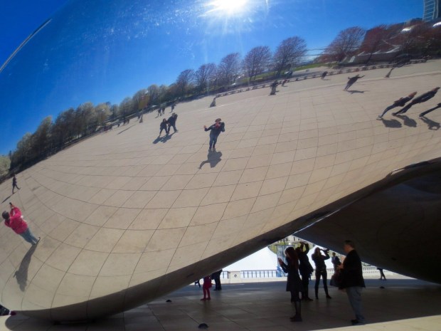 With the Bean (Cloud Gate)