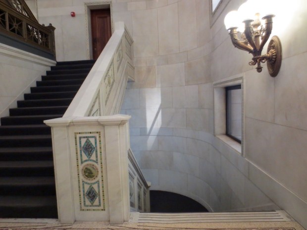 The Cultural Center and its marble stairs