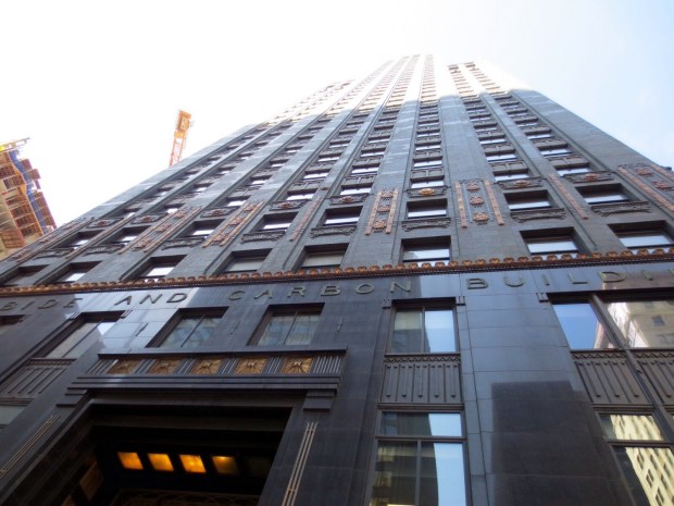 The Carbid & Carbon Building. Looks incredibly more impressive IRL.