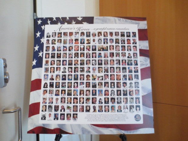 Commemorating the deaths at Pentagon in 2001
