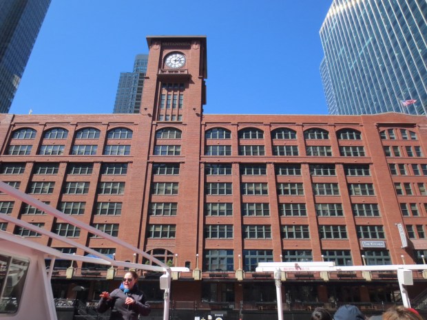 This building used to be symmetrical, but they had to cut away one column of windows on the left side to make room for a new street. Damn! I remembered more!