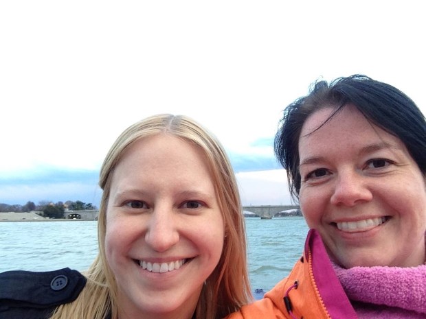 Amy and I on the Potomac River :-)