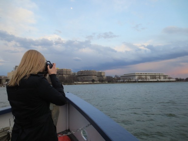 Amy doing a better job than me at photographing the scenery...