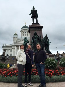 Check out the cool sculptures all around. Like most big cities, Helsinki has a lot of them...