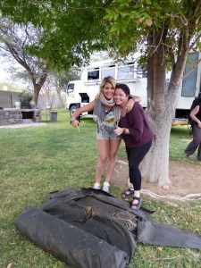 Although, when we got the hang of the tent, we were VERY proud indeed ;-D