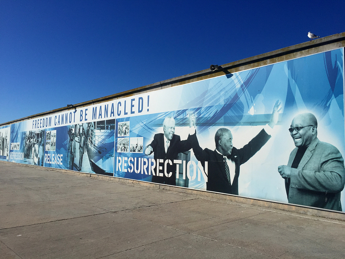 The graphic designer in me was pretty happy when arriving at the island though :-)