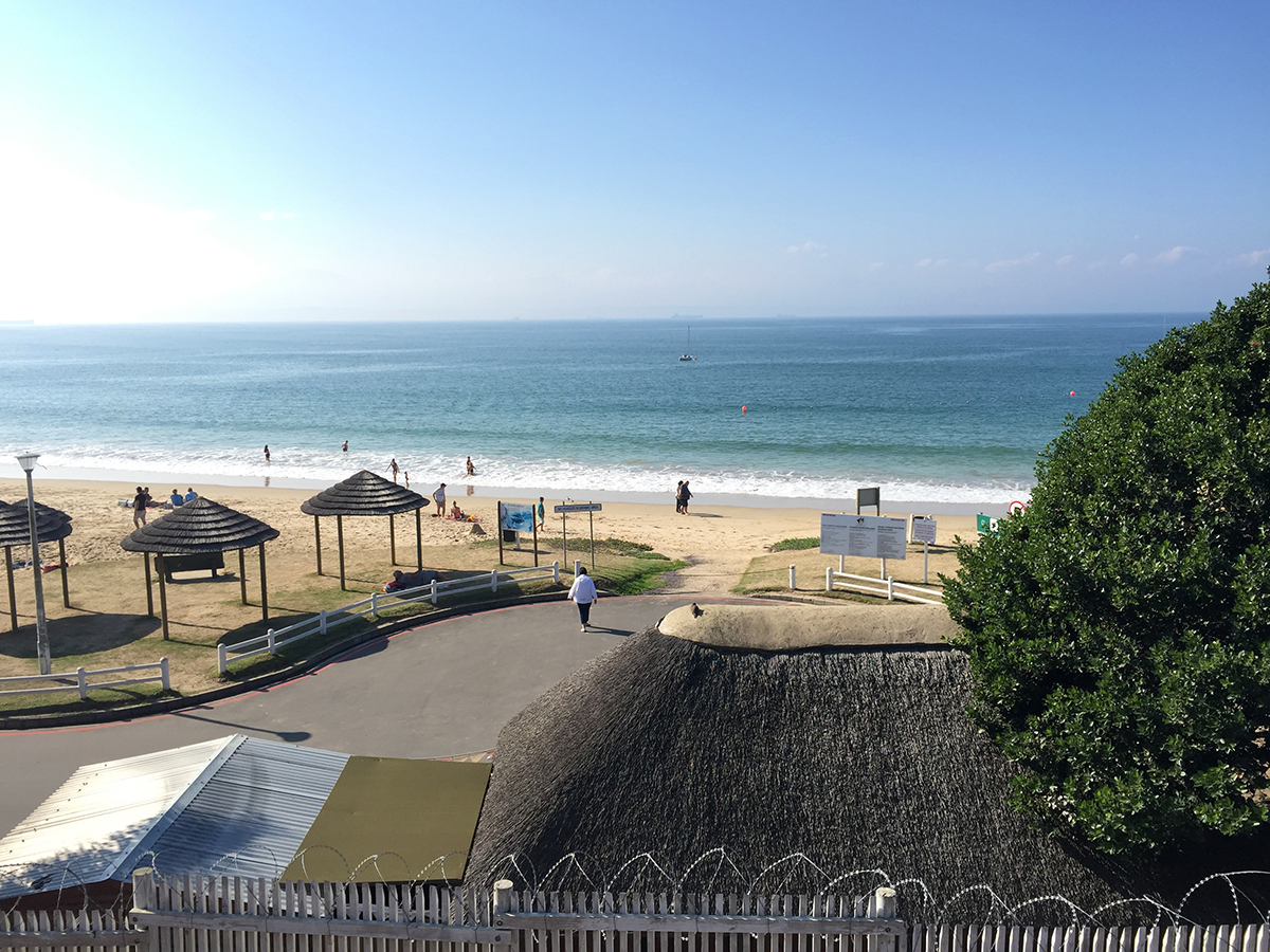 Santos Beach - The view from my window...