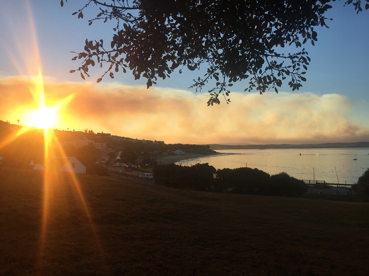 Beautiful sunset in Mossel Bay...