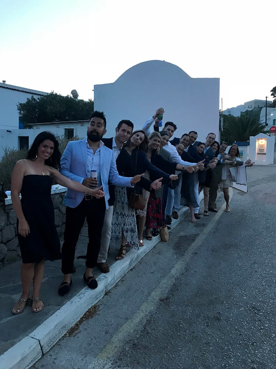 "Excuse me, could we get a ride to the Sitaras wedding venue, please?"